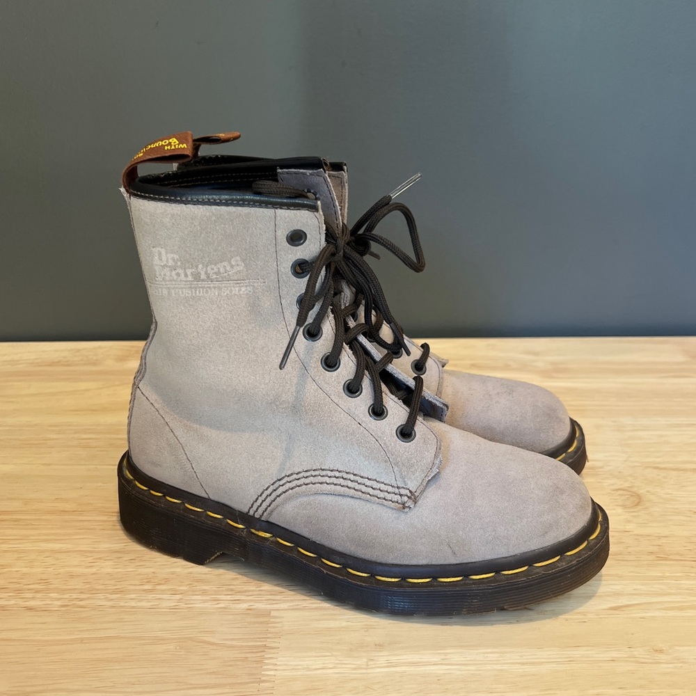 Dr martens suede made in England boots